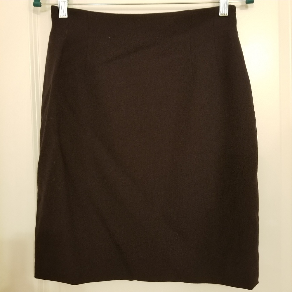 Emanuel Ungaro black skirt wool blend size 4